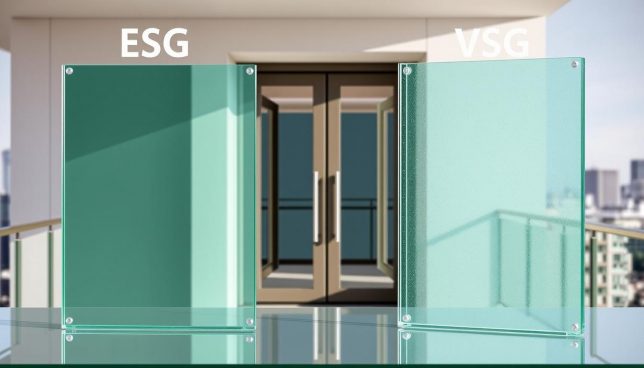 ESG und VSG Glas Unterschiede ESG und VSG Glas Unterschiede