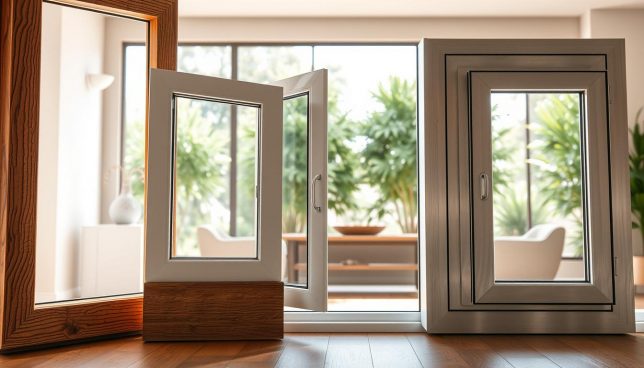 Fenster aus Holz, Kunststoff oder Aluminium Fenster aus Holz, Kunststoff oder Aluminium